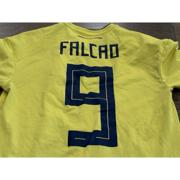 Adidas Youth Colombia National Soccer Team Radamel Falcao #9 Jersey Size XL - Picture 4 of 9